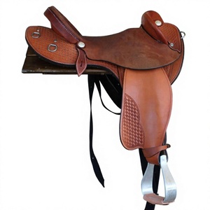 BS International NA84 Heavy Duty Genuine Leather Horse Saddle Wood Tree <b>Waterproof</b> Eco Friendly English Racing Saddle Factory - Product Image 4