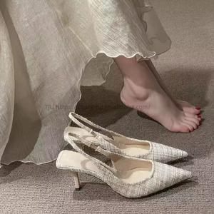 Sandales d'été à talons hauts pour femmes, nouvelle collection, à bride cheville, bout ouvert, légères et sexy, qualité garantie, avec talons – Meilleures ventes - Product Image 3
