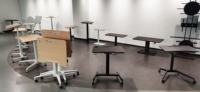 Table basse d'appoint en métal au design moderne, réglable en hauteur, pour salon domestique – Meilleure vente