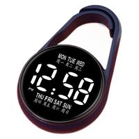 Reloj Electrónico Digital LED Minimalista, Resistente al Agua, de ABS, para Estudiantes de Primaria y Secundaria, con Mini Pantalla Luminosa y Portátil
