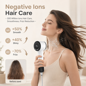 <span class=keywords><strong>Secador</strong></span> <span class=keywords><strong>de</strong></span> <span class=keywords><strong>Pelo</strong></span> Iónico Profesional Eléctrico, Portátil, Ligero, <span class=keywords><strong>de</strong></span> Alta Velocidad, con Tecnología <span class=keywords><strong>de</strong></span> Iones Negativos, para el Cuidado del Cabello - Product Image 3