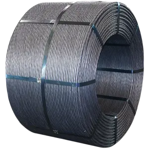 Industrial Standard 12.7mm 7 wire PC Steel Strand Prestressed Concrete Steel Strand