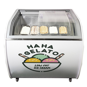 Tủ đông kem làm mát trực tiếp 110V/220V với tán rõ ràng và đế bằng thép không gỉ - Product Image 3