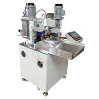 JCW-CST02B automatische Kabel herstellungs ausrüstung Doppelseitige Abisolier-und Terminal-Crimp maschine zum Schneiden