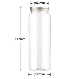 Récipient de stockage de liquide de boisson personnalisé de 300ml Bouchon à vis Conception de bouteilles de jus en <span class=keywords><strong>plastique</strong></span> pour boisson Bouteilles en <span class=keywords><strong>plastique</strong></span> de 1.5 <span class=keywords><strong>litres</strong></span> - Product Image 6