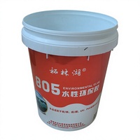 Étiquettes imperméables moulées en profondeur pour seaux de peinture – Étiquettes PP personnalisées compatibles avec le moulage par injection robotisé pour conteneurs de 18 L et 20 L