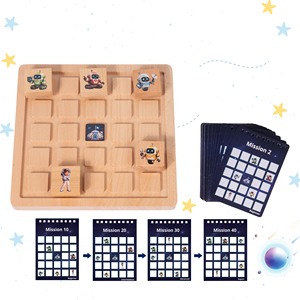 <span class=keywords><strong>Jeu</strong></span> de logique spatiale de sauvetage d'astronaute pour enfants 8+ - Jouet STEM, robot coulissant, casse-tête, <span class=keywords><strong>jeu</strong></span> de stratégie réflexion rétroactive - Product Image 4