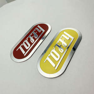 Etiqueta adhesiva de placa de Metal personalizada, accesorios adhesivos, placa de <span class=keywords><strong>nombre</strong></span> de marca para etiquetas de bicicleta de Motor, etiquetas de embalaje - Product Image 6