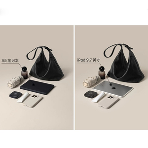 Sacs à main de luxe pour femmes, style hobo, marque de luxe légère, tendance rétro classique, cuir haut de gamme, nouveau modèle sous le bras - Product Image 5