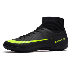 Suministro de fábrica, <span class=keywords><strong>botas</strong></span> de fútbol para exteriores, zapatos de fútbol de tobillo alto para hombres, tacos de fútbol sala para césped <span class=keywords><strong>artificial</strong></span> FG, zapatos de fútbol Unisex - Product Image 5