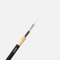 Kabel Komunikasi Luar Ruangan SingleMode 4 8 12 24 48 Core ADSS Kabel Serat Optik Udara Asu Micro ADSS Kabel Serat Optik