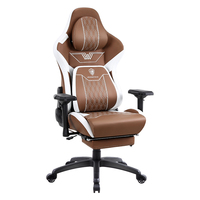 Chaise de jeu inclinable personnalisée de luxe, chaise de jeu ergonomique pour PC, chaise de course pour gamer, chaise de massage en cuir, chaise relevable en cuir PU