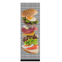 Écran publicitaire vidéo mural intérieur en verre holographique transparent flexible, affichage LED super fin P6.25 de haute qualité