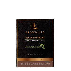 Kit de poudre à sourcils complet personnalisable henné naturel semi-permanent pour sourcils avec étiquetage et emballage privés - Product Image 1