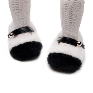 Mocassini Invernali Caldi Foderati in Pile con Pelliccia, Graziose Scarpe in Cotone per Bambine e Bimbe Piccole - Product Image 3
