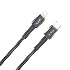 Vivie PD 30W USB C Type C สายชาร์จไวไนลอนถักประเภท C เป็นสายข้อมูลให้แสงสว่างสำหรับ iPhone 14 13 12 iPad - Product Image 3