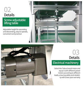 Fabrika fiyat taşınabilir küçük PVC bant konveyör makinesi düz Mini paslanmaz çelik/alüminyum konveyör bant montaj hattı - Product Image 4