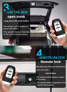 Venta al por mayor <span class=keywords><strong>de</strong></span> fábrica Coche BT Teléfono móvil APP Control Motor Encendido Maletero abierto PKE Entrada sin llave <span class=keywords><strong>Alarma</strong></span> <span class=keywords><strong>de</strong></span> coche - Product Image 4