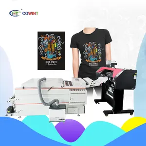 Kaus Digital Pembuat Stiker Kain, Mesin Cetak Logo Printer Layar Sutra Lengan Panjang