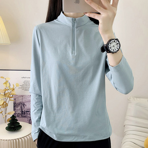 <span class=keywords><strong>T</strong></span>-<span class=keywords><strong>shirt</strong></span> à manches longues respirant et à séchage rapide pour <span class=keywords><strong>femme</strong></span>, idéal pour la <span class=keywords><strong>randonnée</strong></span>, l'escalade, la course à pied, le fitness et les exercices, chemise décontractée - Product Image 4
