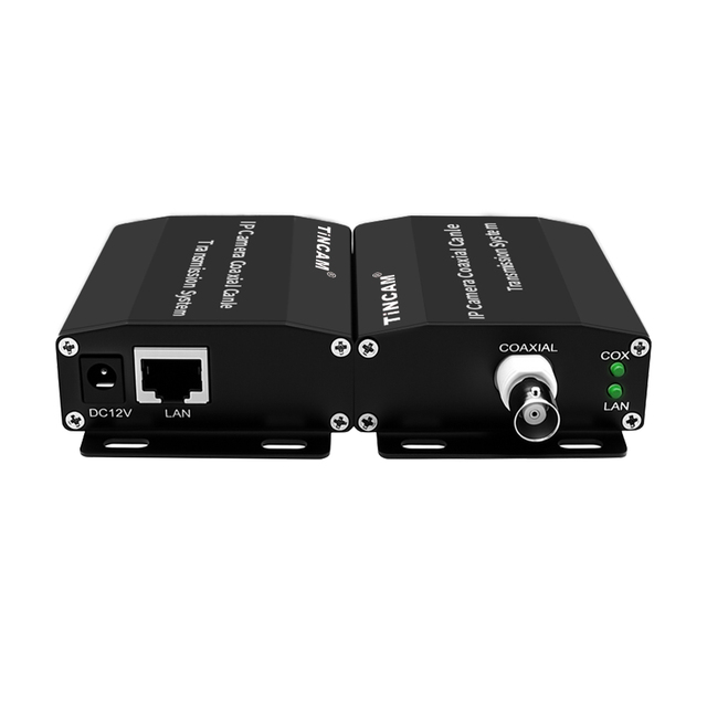 TINCAM Intercom Cvi Analog to Ip Camera Converter High Cvi Analog to Ip Camera Converter Ethernet Over Coaxial EOC Converter