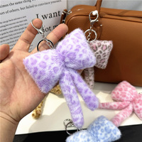 Gantungan Kunci Pita Lucu, Liontin Tas Plush, Aksesoris Tas Pita Modis untuk Dekorasi Tas Wanita, Grosir