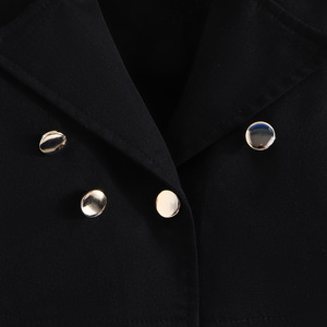 Sonbahar kız giysileri katı geri renk uzun kollu yaka ceket kolsuz 3D kelebek elbise 2 parça Set çocuk giyim - Product Image 5