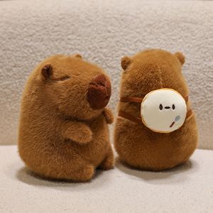 Poupées en peluche Capybara transportant des hamburgers et des <span class=keywords><strong>frites</strong></span> pour l'anniversaire des enfants - Product Image 3