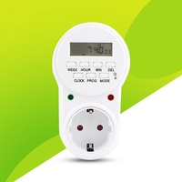 Enchufe programable semanal LCD en el enchufe del interruptor del temporizador/enchufe del temporizador de alimentación digital de EE. UU.