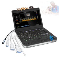 Ordinateur portable vétérinaire K-C101 Système de scanner à ultrasons Doppler couleur 3D Machine à ultrasons portable la moins chère