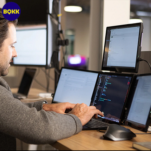 1080P FHD 13 pouces double Quad écran moniteur <span class=keywords><strong>Triple</strong></span> Extender <span class=keywords><strong>PC</strong></span> affichage <span class=keywords><strong>Portable</strong></span> pliable support moniteur de jeu intelligent - Product Image 3