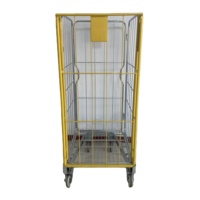 Chariot d'entrepôt multi-usages robuste de haute qualité, capacité 500 kg, galvanisé à chaud, mobilité améliorée, OEM Shifeng Retail