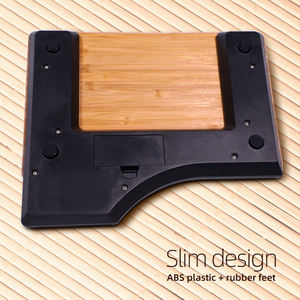 चीन ओएम ओडम फैक्टरी डिजिटल घरेलू 5 किलो रसोई पैमाने प्राकृतिक बांस के साथ - Product Image 5