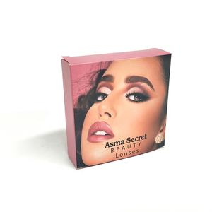 Petite boîte <span class=keywords><strong>de</strong></span> stratification brillante rose pour Offre Spéciale d'emballage <span class=keywords><strong>de</strong></span> lentilles Boîtes <span class=keywords><strong>de</strong></span> haute qualité Boîte <span class=keywords><strong>de</strong></span> lentille d'emballage <span class=keywords><strong>de</strong></span> produit cosmétique avec autocollants - Product Image 3