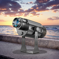 Projecteur de logo LED 50W, lumière Gobo rotative, affichage publicitaire extérieur, étanche IP67