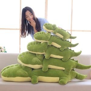 Vente en gros peluche crocodile géante peluche verte peluche cadeau <span class=keywords><strong>pour</strong></span> enfants oreiller de couchage <span class=keywords><strong>coussin</strong></span> crocodile en peluche - Product Image 2
