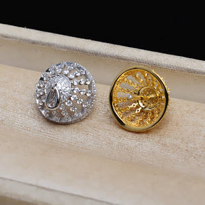 จี้ไข่มุก DIY สำหรับผู้หญิง ชุบเงิน S925 ขนาด 25 มม. รูปทรงหมวกบาโอโถว รุ่น JG5243 พร้อมที่ใส่ไข่มุกเปล่า 16-17 ชิ้น - Product Image 5