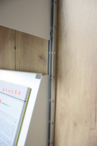 2026 Mới Tùy Chỉnh Float Tối Giản Kệ Tường Có Thể Điều Chỉnh Nhôm Đường Sắt Trắng Treo Tường Phòng Khách Kệ Cho Trang Trí Nội Thất - Product Image 3