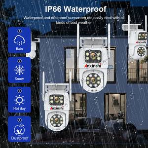 Anxinshi <span class=keywords><strong>Eseecloud</strong></span> 8CH <span class=keywords><strong>NVR</strong></span> con 10 pollici Monitor 4MP 2 lenti 2 schermo PTZ telecamera di rilevamento umano Wifi DOME telecamera di rete <span class=keywords><strong>NVR</strong></span> - Product Image 5