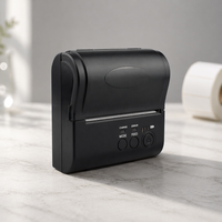 Imprimante thermique de reçus portable de poche 3 pouces 80 mm adaptée aux magasins de proximité