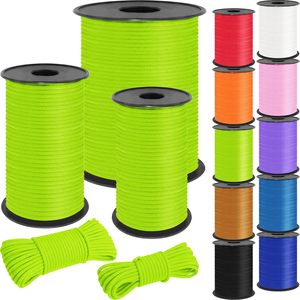Corde en paracorde 4 mm, <span class=keywords><strong>7</strong></span> brins, nylon, équipement tactique de survie - Longueur personnalisable (50 pieds vert) - Utilisation universelle toutes saisons, camping - Product Image 1