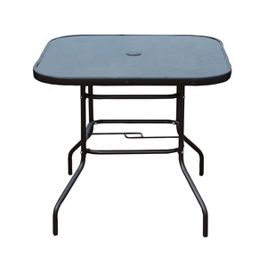 Ensemble de table ronde de haute qualité en verre trempé pour l'extérieur, le jardin, la cour, la maison, les loisirs - Product Image 2
