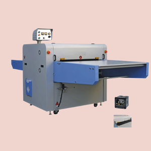 Máy Ép Nhiệt Dệt Vải Dệt Kim Fusing Bonding Machine Máy Cán HF-1200H Băng Tải Cho Ăn Và Thu Xếp <span class=keywords><strong>Stacker</strong></span> - Product Image 1