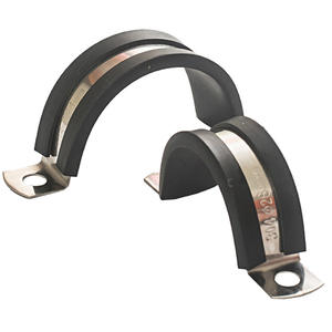 Collier de serrage en acier inoxydable 304 avec revêtement en caoutchouc pour la réduction des vibrations, montage de tuyaux - Product Image 3