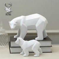 Sculpture d'ours violent personnalisé en usine Statue d'ours en fibre de verre à vendre