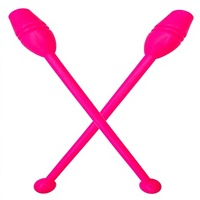 Bastones de Gimnasia Rítmica Winora, Equipo de Entrenamiento de Gimnasia, Tiza para Gimnasia, Plástico, 35 cm, China, Zhejiang, Exterior