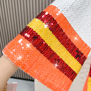 City Shirts Baseball Pailletten kleid für Houston Frauen - Product Image 5