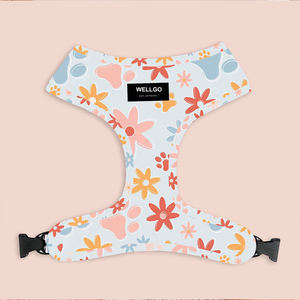 Fabricante al por mayor de lujo elegante cómodo suave poliéster moderno impreso perro arnés duradero acolchado perro Correa conjunto - Product Image 2