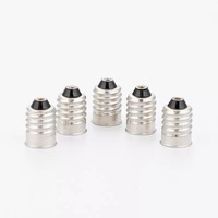 E40 E27 E14 B22 Support d'ampoule chromé sans soudure pour culot de lampe