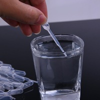 Pipette de transfert jetable transparente en PE, gobelet doseur 67mm25ul pour usage en laboratoire avec une capacité de 0,1-10 ml